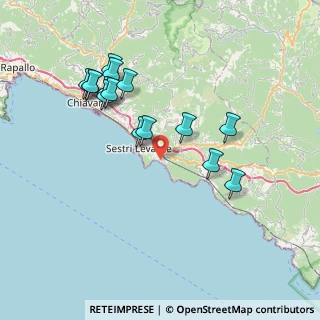 Mappa Via della Libertà, 16039 Sestri Levante GE, Italia (7.56133)