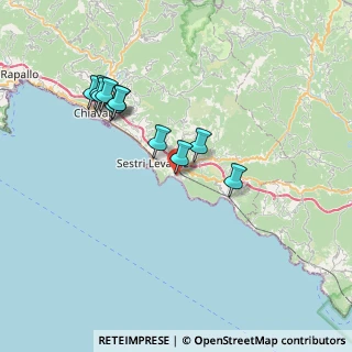 Mappa Via della Libertà, 16039 Sestri Levante GE, Italia (6.99273)