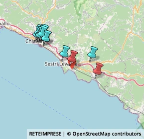 Mappa Via della Libertà, 16039 Sestri Levante GE, Italia (7.48615)