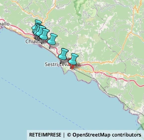 Mappa Via della Libertà, 16039 Sestri Levante GE, Italia (7.66833)