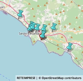 Mappa Via della Libertà, 16039 Sestri Levante GE, Italia (2.57545)