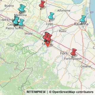 Mappa Via San Martino, 48018 Faenza RA, Italia (20.72941)