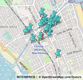 Mappa Viale della Stazione, 48015 Cervia RA, Italia (0.3585)