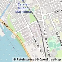 Mapa Cervia