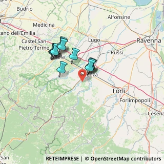 Mappa R4V+MV, 48018 Faenza RA (11.12462)