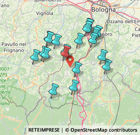 Mappa Via Pietrafitta, 40030 Grizzana Morandi BO, Italia (12.8905)