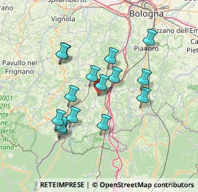 Mappa Via Pietrafitta, 40030 Grizzana Morandi BO, Italia (12.72467)