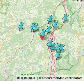 Mappa Via Pietrafitta, 40030 Grizzana Morandi BO, Italia (5.97857)