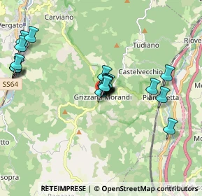 Mappa Via Pietrafitta, 40030 Grizzana Morandi BO, Italia (1.7875)