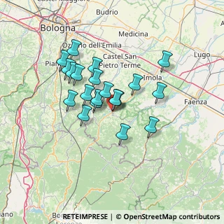 Mappa Via della Resistenza, 40025 Fontanelice BO, Italia (11.3155)