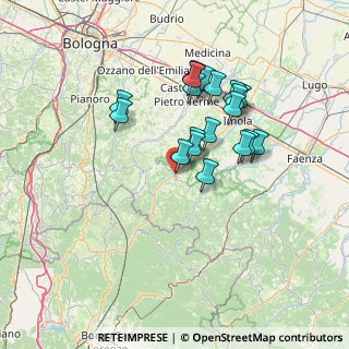 Mappa Via della Resistenza, 40025 Fontanelice BO, Italia (12.4435)