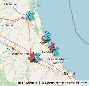 Mappa Via Rino Alessi, 48015 Cervia RA, Italia (11.2625)