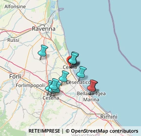 Mappa Via Monte Amiata, 48015 Cervia RA, Italia (10.25)