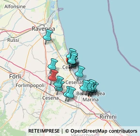 Mappa Via Monte Amiata, 48015 Cervia RA, Italia (9.7355)