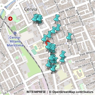 Mappa Via Monte Amiata, 48015 Cervia RA, Italia (0.21111)