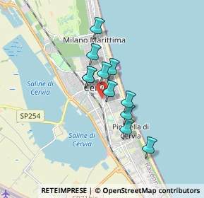 Mappa Via Monte Amiata, 48015 Cervia RA, Italia (1.24727)