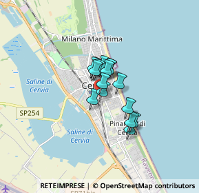 Mappa Via Monte Amiata, 48015 Cervia RA, Italia (0.9025)