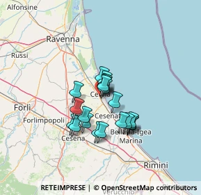 Mappa Via Bolsena, 48015 Cervia RA, Italia (9.3625)