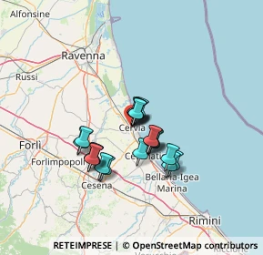 Mappa Via Tommaso Guerra, 48015 Cervia RA, Italia (9.491)