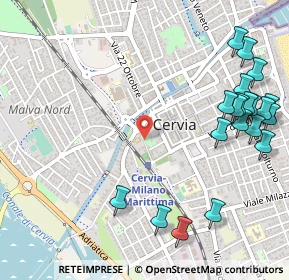 Mappa Via Tommaso Guerra, 48015 Cervia RA, Italia (0.706)