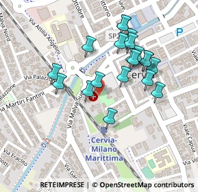 Mappa Via Tommaso Guerra, 48015 Cervia RA, Italia (0.216)