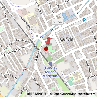 Mappa Via Ospedale, 17, 48015 Cervia, Ravenna (Emilia Romagna)