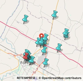 Mappa Via dei Mercanti, 47122 Forlì FC, Italia (3.776)