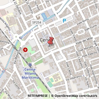 Mappa Corso Giuseppe Mazzini,  42, 48015 Cervia, Ravenna (Emilia Romagna)