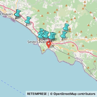 Mappa Via Milite Ignoto, 16039 Sestri Levante GE, Italia (3.51818)