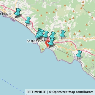 Mappa Via Milite Ignoto, 16039 Sestri Levante GE, Italia (3.65143)
