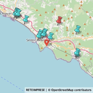 Mappa Via Milite Ignoto, 16039 Sestri Levante GE, Italia (5.08267)
