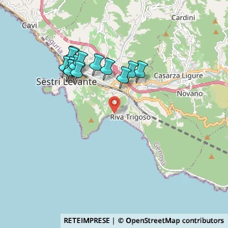 Mappa Via Milite Ignoto, 16039 Sestri Levante GE, Italia (1.91214)