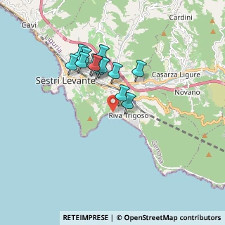 Mappa Via Milite Ignoto, 16039 Sestri Levante GE, Italia (1.52385)