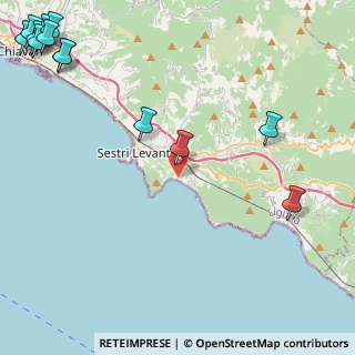 Mappa Via Usodimare, 16039 Sestri Levante GE, Italia (7.27231)