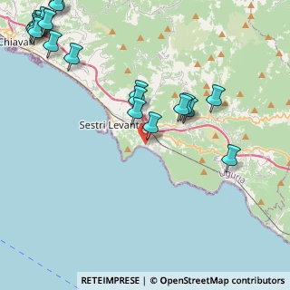 Mappa Via Usodimare, 16039 Sestri Levante GE, Italia (6.023)