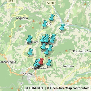 Mappa Via Pian del Monte, 41029 Sestola MO, Italia (1.46667)
