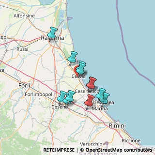 Mappa Via Misurina, 48015 Cervia RA, Italia (11.31417)