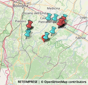 Mappa Via Montanara Ponente, 40025 Fontanelice BO, Italia (13.2735)