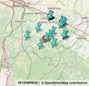 Mappa Via Montanara Ponente, 40025 Fontanelice BO, Italia (12.4905)