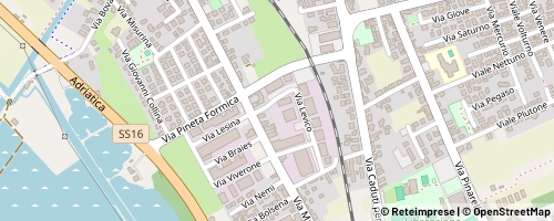 Mappa Cervia
