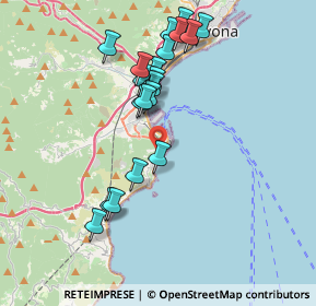 Mappa Via XXV Aprile, 17028 Bergeggi SV, Italia (3.7145)