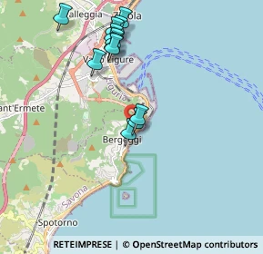 Mappa Via XXV Aprile, 17028 Bergeggi SV, Italia (1.93667)