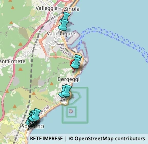 Mappa Via XXV Aprile, 17028 Bergeggi SV, Italia (2.72929)