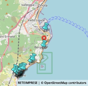Mappa Via XXV Aprile, 17028 Bergeggi SV, Italia (3.295)