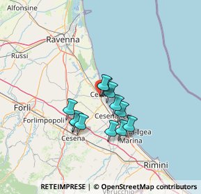 Mappa Via Malva Sud, 48015 Cervia RA, Italia (10.11333)