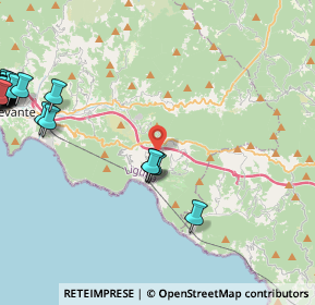 Mappa Località Camposoprano, 16030 Moneglia GE, Italia (6.682)