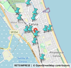 Mappa Via Monte Fumaiolo, 48015 Cervia RA, Italia (0.89)