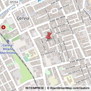 Mappa Viale Mentana, 8, 48015 Cervia RA, Italia, 48015 Cervia, Ravenna (Emilia Romagna)
