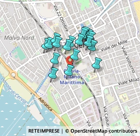 Mappa Cervia - Milano Marittima, 48015 Cervia RA, Italia (0.32)