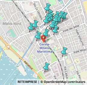 Mappa Cervia - Milano Marittima, 48015 Cervia RA, Italia (0.4465)